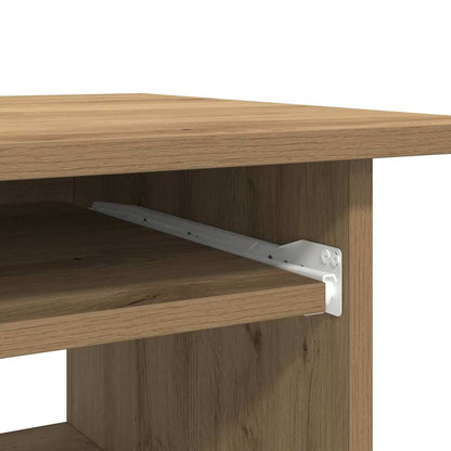 Scrivania Rovere Artigianale 80x45x74 cm in Legno Multistrato - homemem39