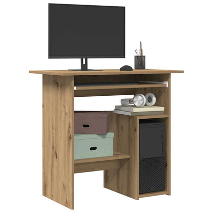 Scrivania Rovere Artigianale 80x45x74 cm in Legno Multistrato - homemem39