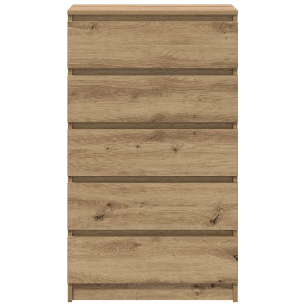 Cassettiera Rovere Artigianale 60x36x103cm in Legno Multistrato - homemem39