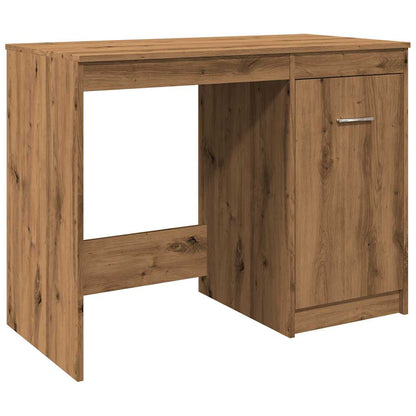 Scrivania Rovere Artigianale 100x50x76 cm in Legno Multistrato - homemem39