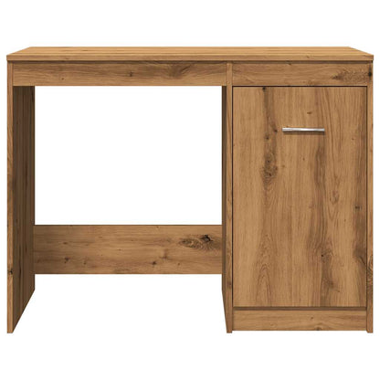 Scrivania Rovere Artigianale 100x50x76 cm in Legno Multistrato - homemem39