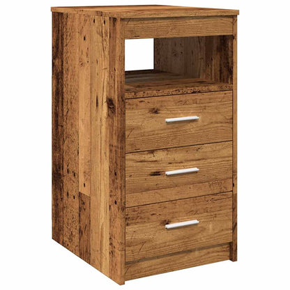 Cassettiera Legno Antico 40x50x76 cm in Truciolato | homemem39
