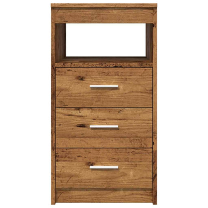 Cassettiera Legno Antico 40x50x76 cm in Truciolato | homemem39