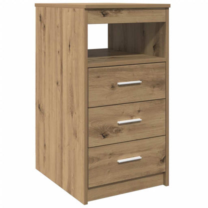 Cassettiera Rovere Artigianale 40x50x76 cm in Truciolato | homemem39