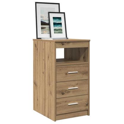 Cassettiera Rovere Artigianale 40x50x76 cm in Truciolato | homemem39