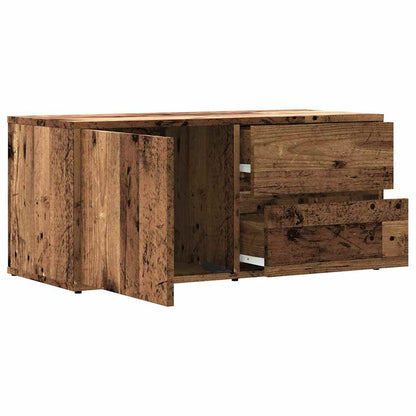 Mobile Porta TV Legno Antico 80x34x35,5 cm Legno Multistrato - homemem39