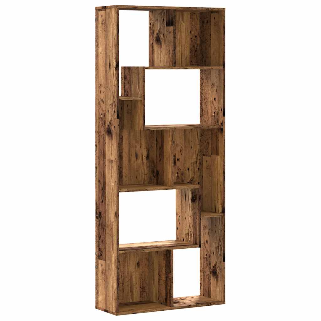 Libreria Legno Antico 67x24x161 cm in Truciolato | homemem39