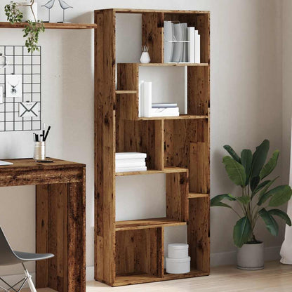 Libreria Legno Antico 67x24x161 cm in Truciolato | homemem39