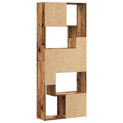 Libreria Legno Antico 67x24x161 cm in Truciolato | homemem39