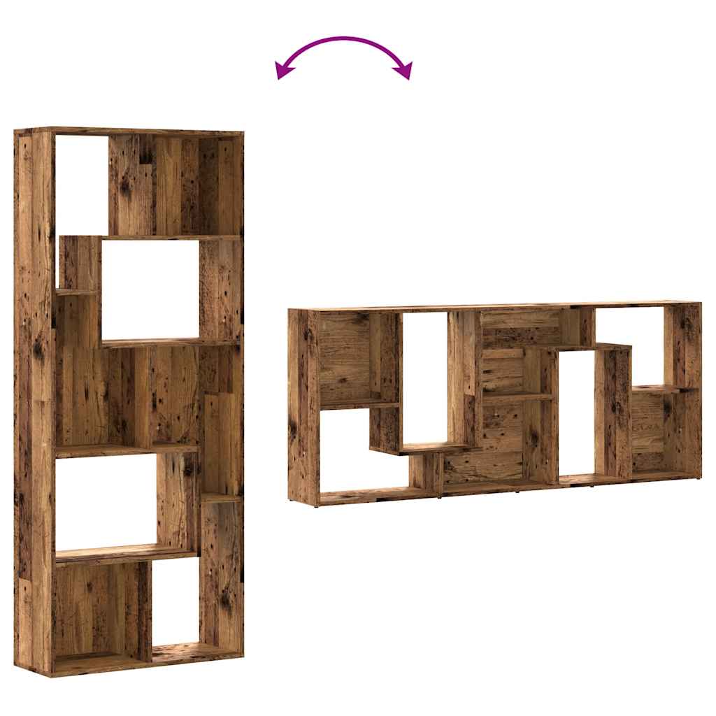 Libreria Legno Antico 67x24x161 cm in Truciolato | homemem39