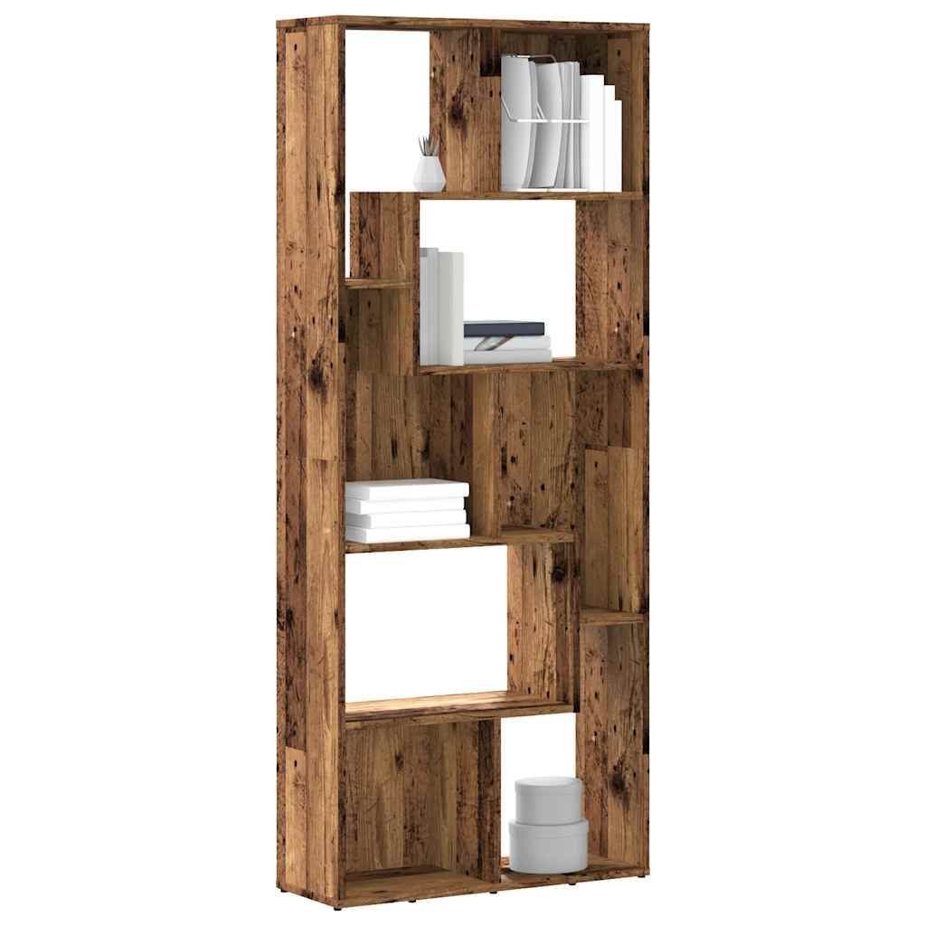 Libreria Legno Antico 67x24x161 cm in Truciolato | homemem39