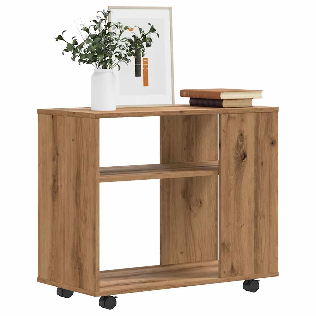 Tavolino da Salotto Rovere Artigianale 70x35x60,5 cm