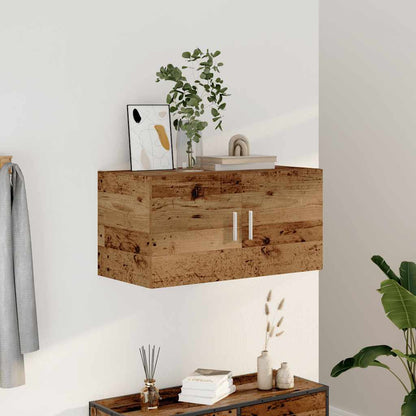 Armadietto da Parete Legno Antico 80x39x40 cm in Truciolato | homemem39