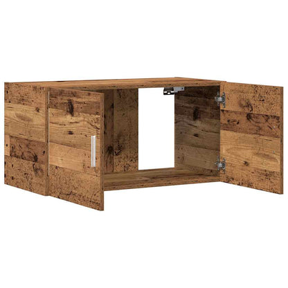 Armadietto da Parete Legno Antico 80x39x40 cm in Truciolato | homemem39