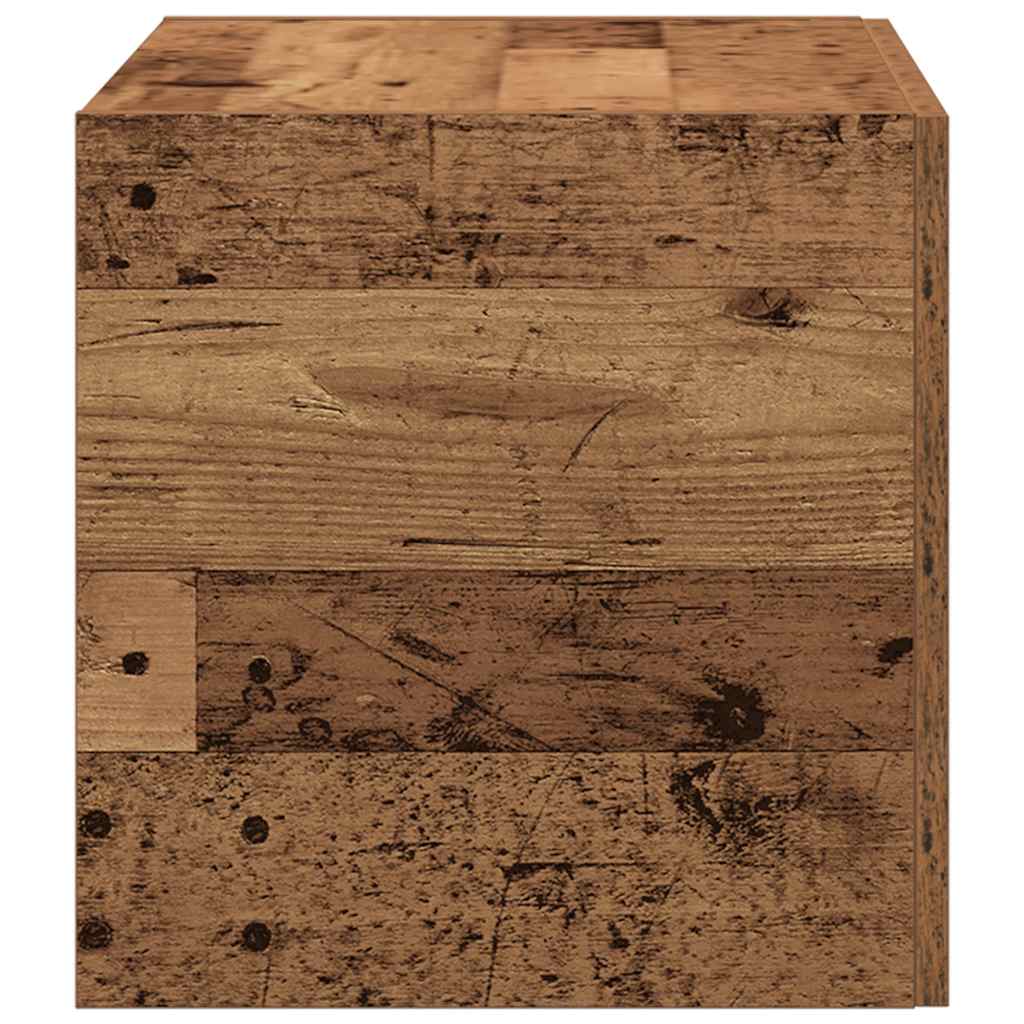 Armadietto da Parete Legno Antico 80x39x40 cm in Truciolato | homemem39