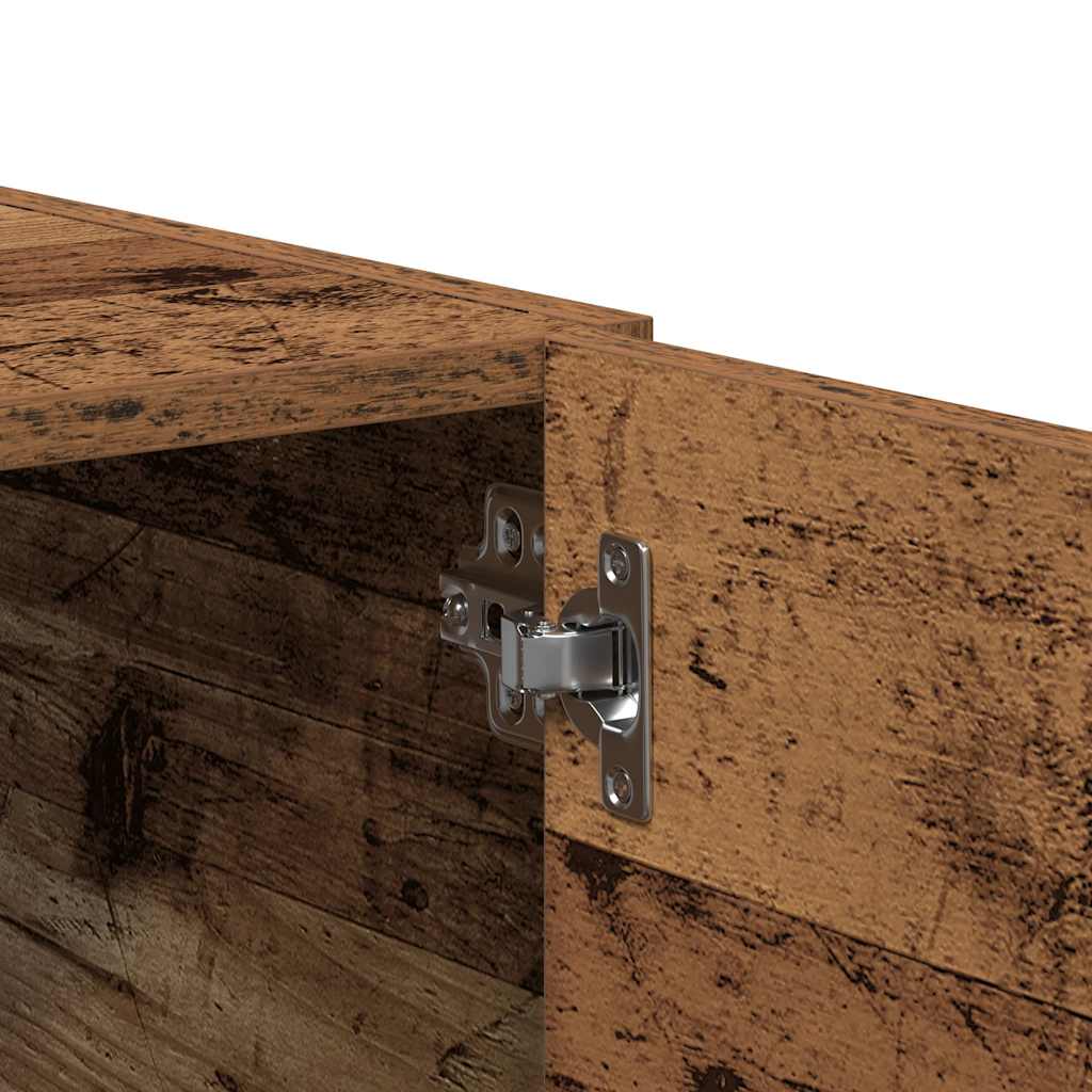 Armadietto da Parete Legno Antico 80x39x40 cm in Truciolato | homemem39