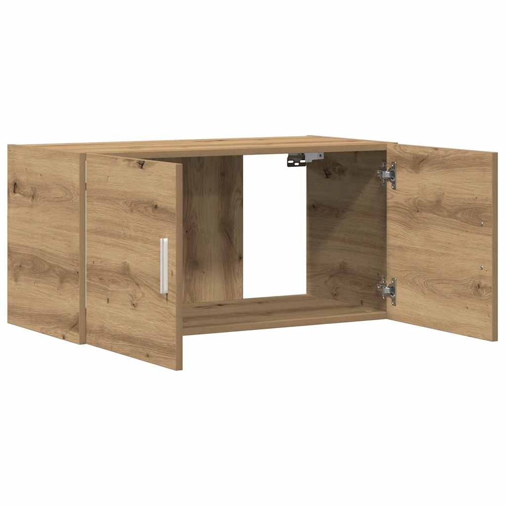 Armadietto a Muro Rovere Artigianale 80x39x40 cm in Truciolato | homemem39