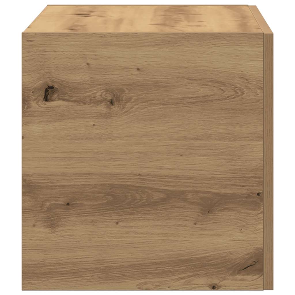 Armadietto a Muro Rovere Artigianale 80x39x40 cm in Truciolato | homemem39