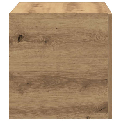 Armadietto a Muro Rovere Artigianale 80x39x40 cm in Truciolato | homemem39