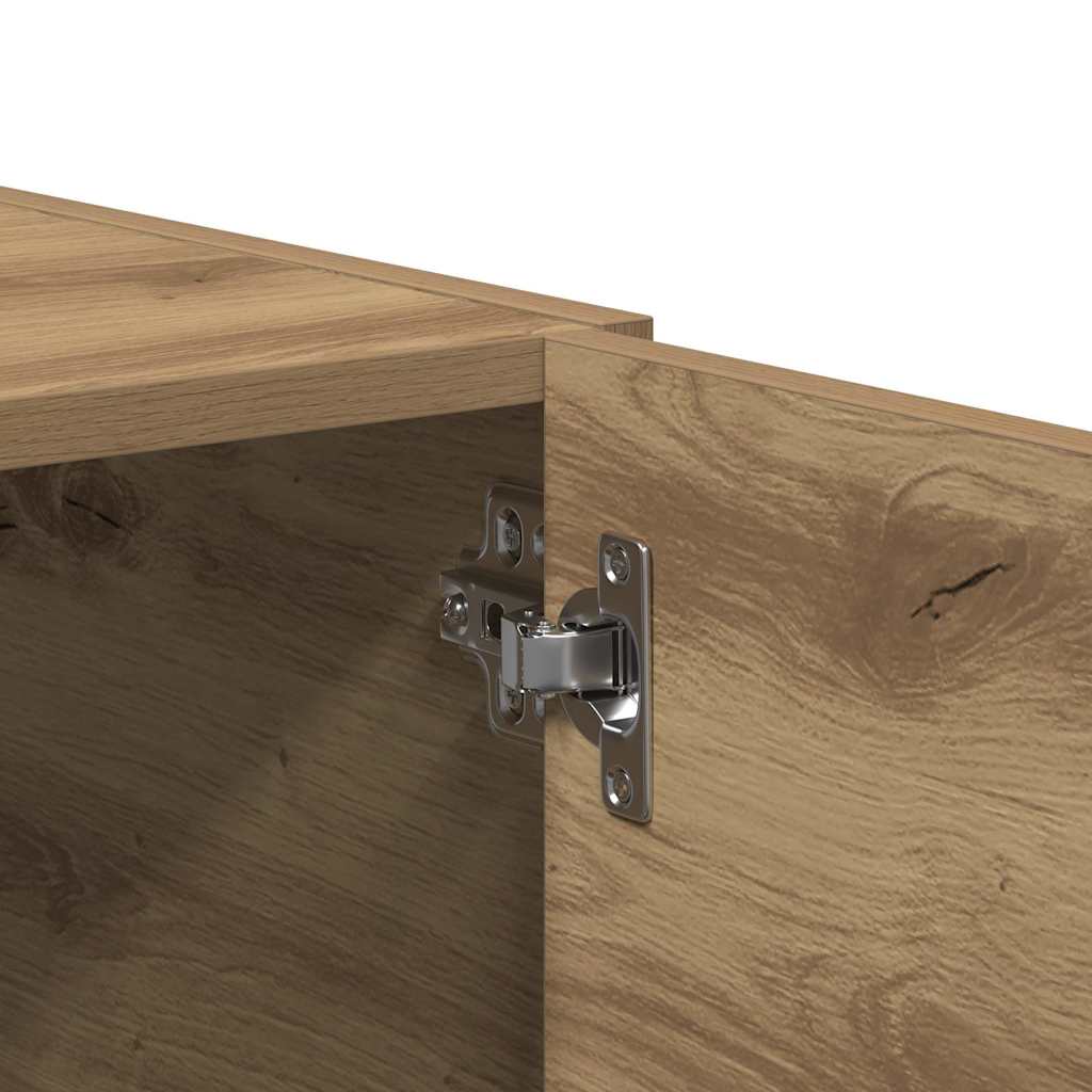 Armadietto a Muro Rovere Artigianale 80x39x40 cm in Truciolato | homemem39