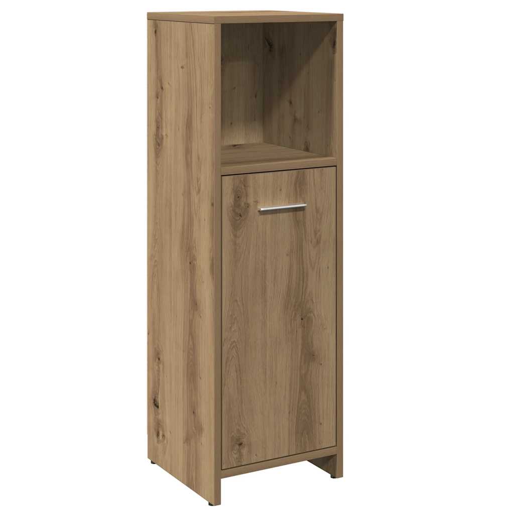 Armadietto Bagno Artigianale 30x30x95 cm in Legno Multistrato