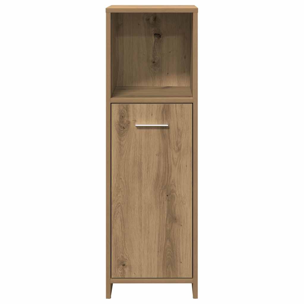 Armadietto Bagno Artigianale 30x30x95 cm in Legno Multistrato