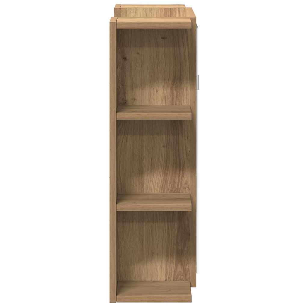 Mobile da Bagno Specchio Rovere Artigianale Legno Multistrato | homemem39