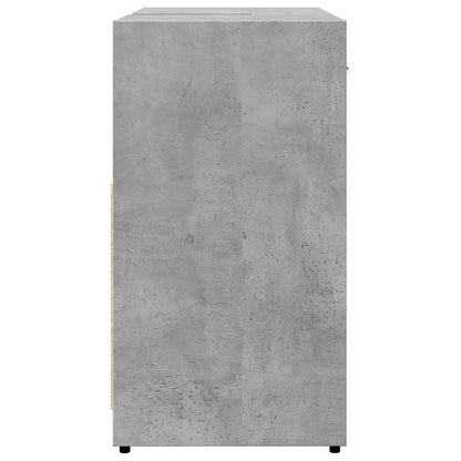Mobile Lavabo Bagno Grigio Cemento 60x33x60cm Legno Multistrato | homemem39