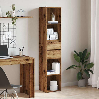 Libreria Legno Antico 36x30x171 cm in Legno Multistrato | homemem39
