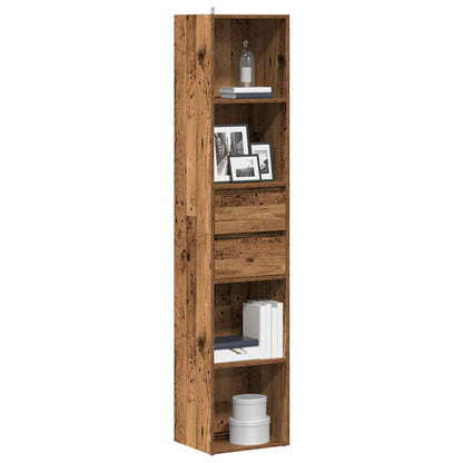 Libreria Legno Antico 36x30x171 cm in Legno Multistrato | homemem39