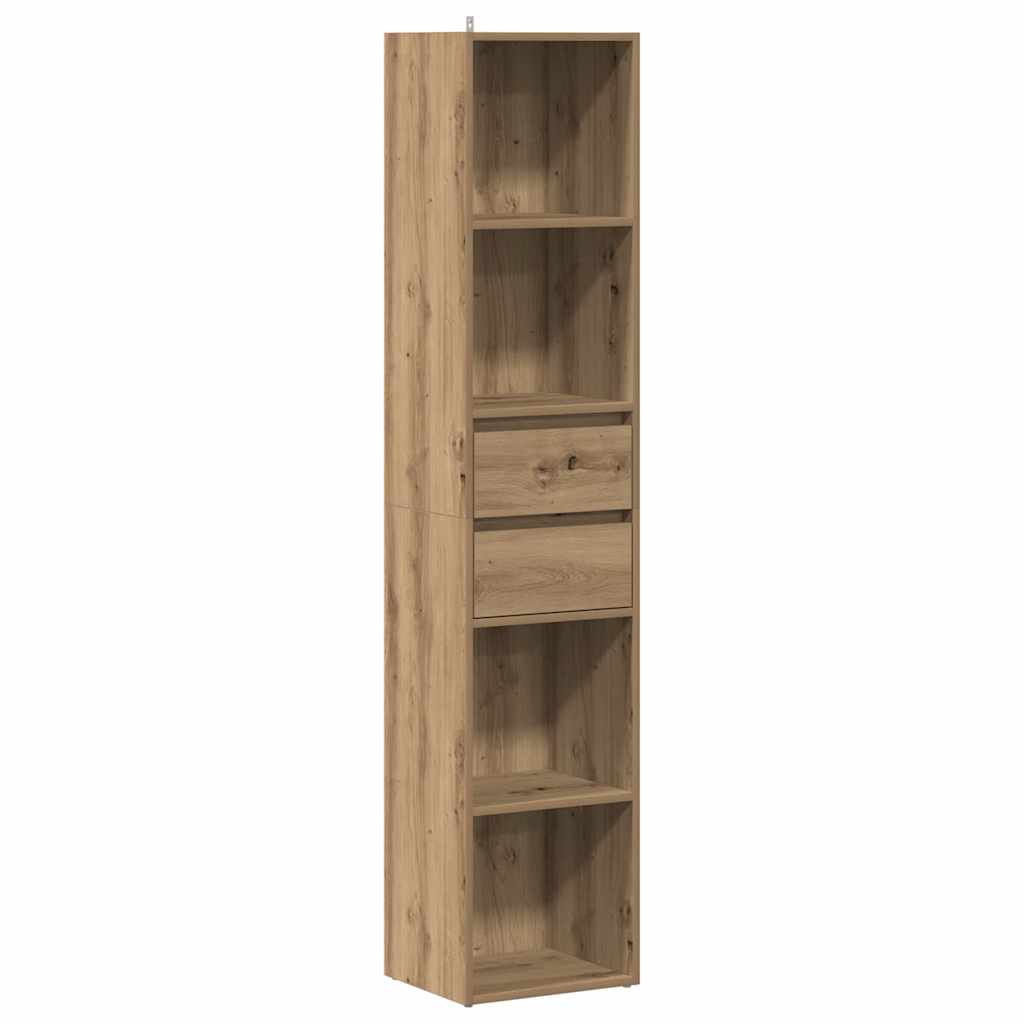 Libreria Rovere Artigianale 36x30x171 cm Legno Multistrato | homemem39