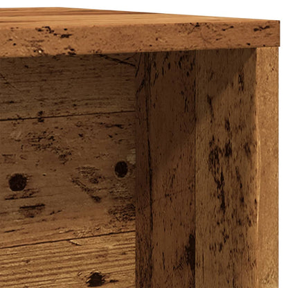 Tavolini Impilabili 2 pz Legno Antico in Truciolato | homemem39