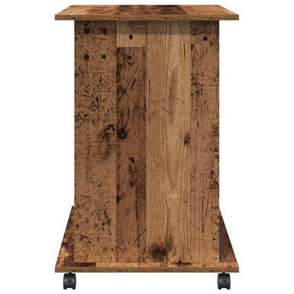 Scrivania da Computer Legno Antico 80x50x75cm Legno Multistrato - homemem39