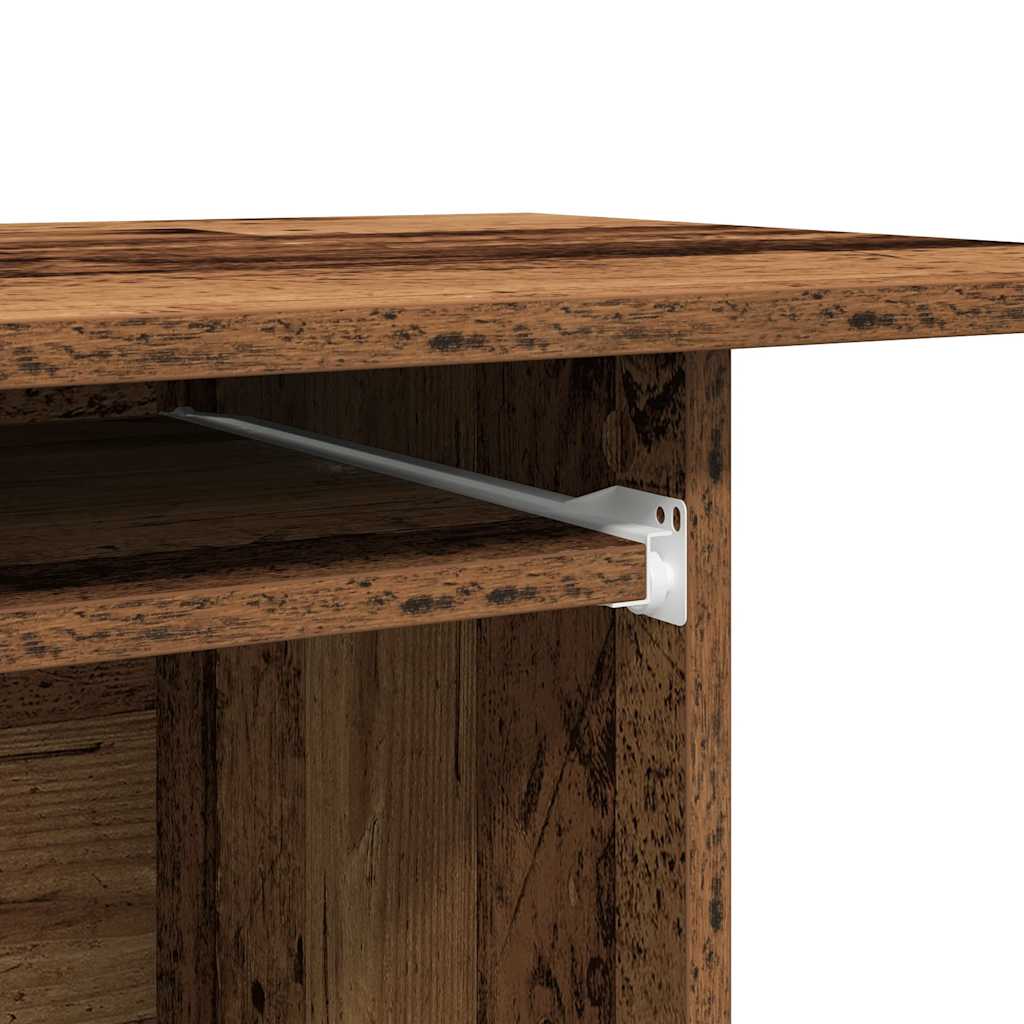 Scrivania da Computer Legno Antico 80x50x75cm Legno Multistrato - homemem39