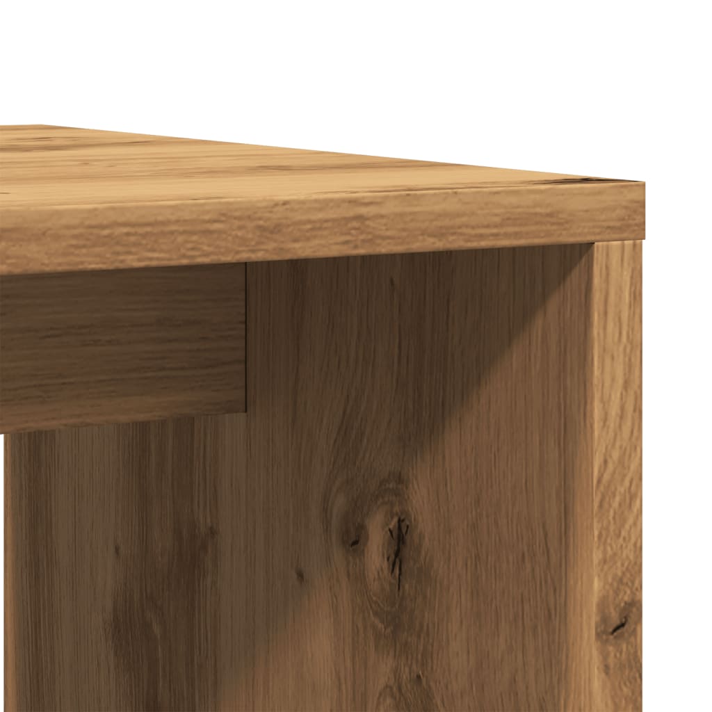 Tavolino Salotto Rovere Artigianale 100x48x40 cm in Truciolato | homemem39