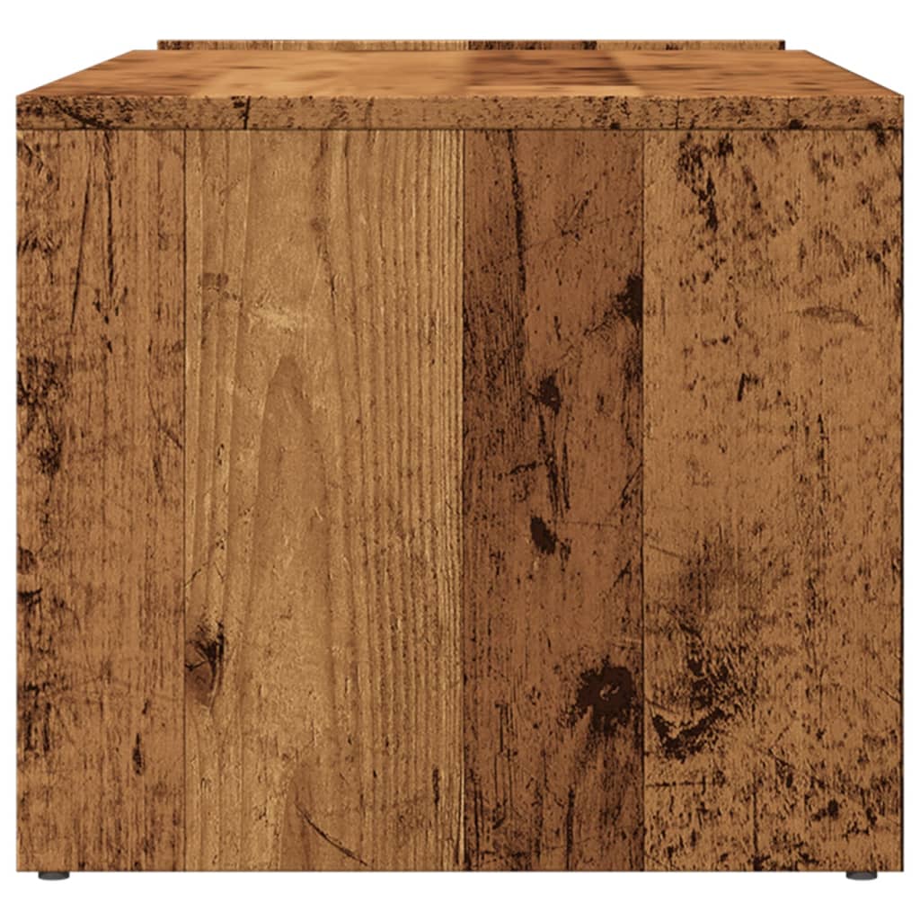 Tavolino da Salotto Legno Antico 90x45x35 cm in Truciolato | homemem39