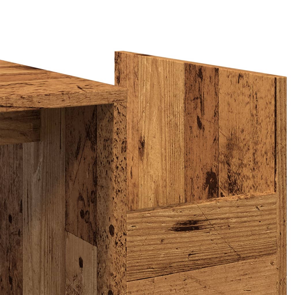 Tavolino da Salotto Legno Antico 90x45x35 cm in Truciolato | homemem39