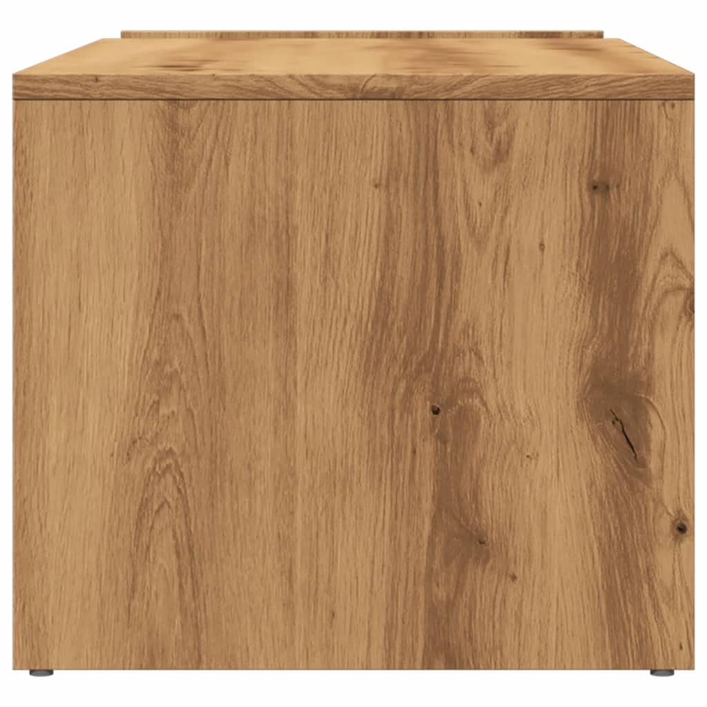 Tavolino da Salotto Rovere Artigianale 90x45x35cm in Truciolato
