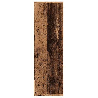 Libreria Legno Antico 90x28x90 cm in Legno Multistrato | homemem39