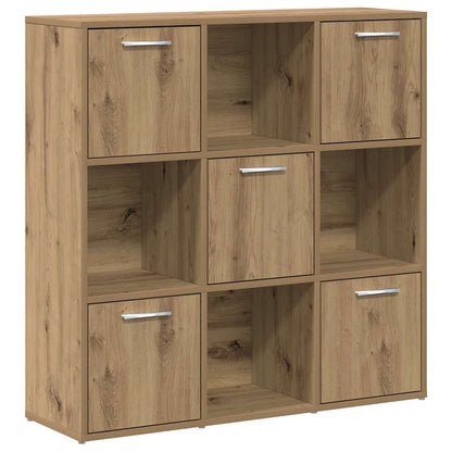 Libreria Rovere Artigianale 90x28x90 cm in Legno Multistrato | homemem39