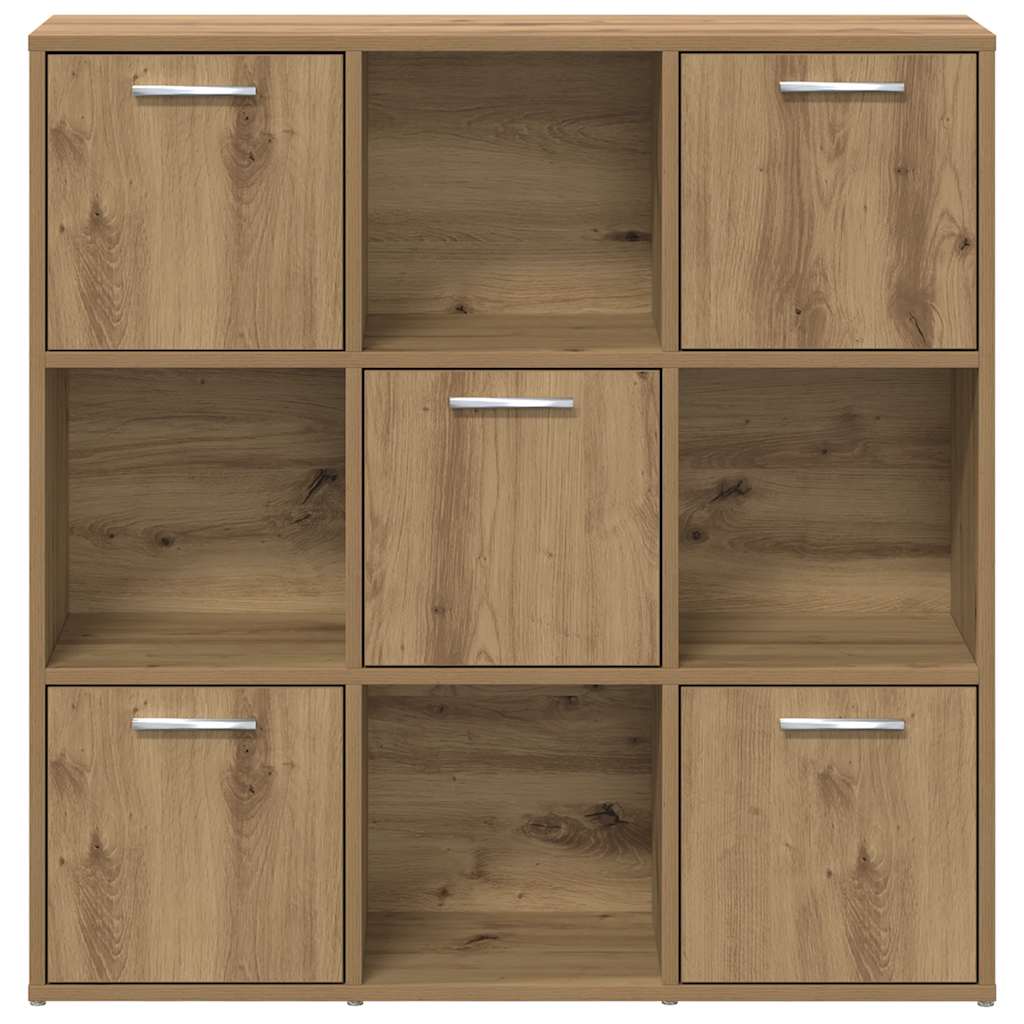 Libreria Rovere Artigianale 90x28x90 cm in Legno Multistrato | homemem39
