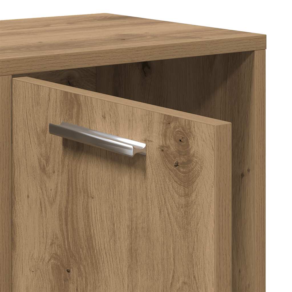 Libreria Rovere Artigianale 90x28x90 cm in Legno Multistrato | homemem39