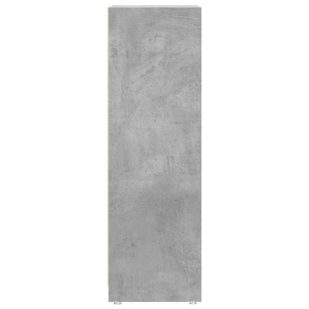 Mobile da Bagno Grigio Cemento 30x30x95 cm in Legno Multistrato | homemem39