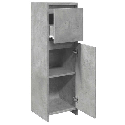 Mobile da Bagno Grigio Cemento 30x30x95 cm in Legno Multistrato | homemem39