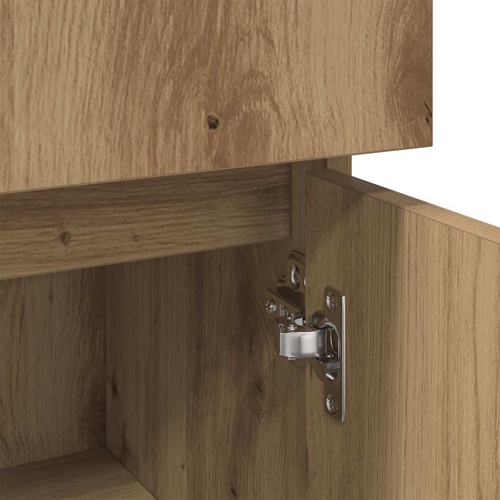 Armadietto Bagno Artigianale 30x30x95 cm in Legno Multistrato | homemem39