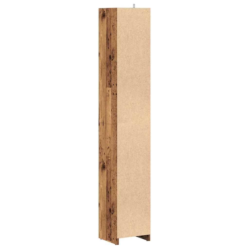 Mobile da Bagno Legno Antico 30x30x183,5 cm in Truciolato | homemem39