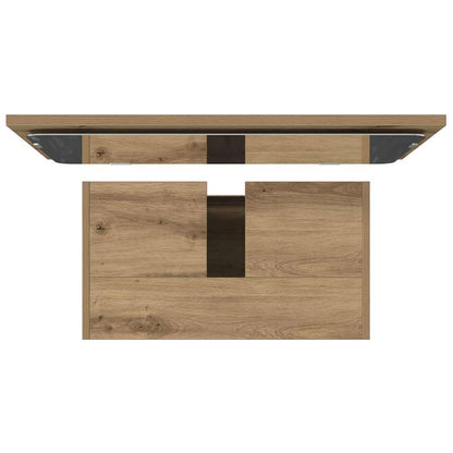 Set Mobili da Bagno 2 pz Rovere Artigianale Legno Multistrato | homemem39