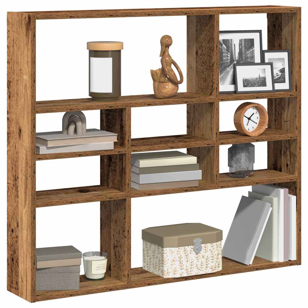 Scaffale a Parete Legno Vecchio 90x16x78 cm Legno Multistrato | homemem39
