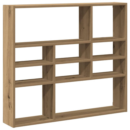 Scaffale a Parete Rovere Artigianale 90x16x78 cm Truciolato | homemem39