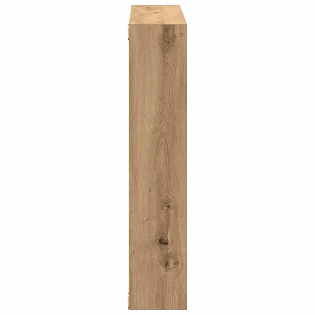 Scaffale a Parete Rovere Artigianale 90x16x78 cm Truciolato | homemem39
